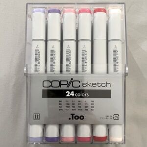 Copic sketch 24 piece set markers